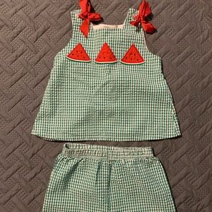 2t girls Watermelon outfit